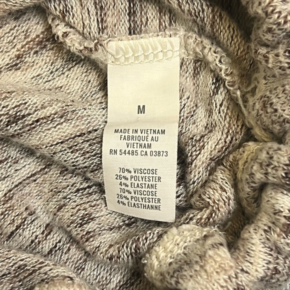 Aerie Crop Adjustable Knit Pullover Sweater Beige Size Medium - Picture 7 of 8